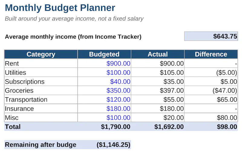 Freelancer Finance Tracker screenshot 3