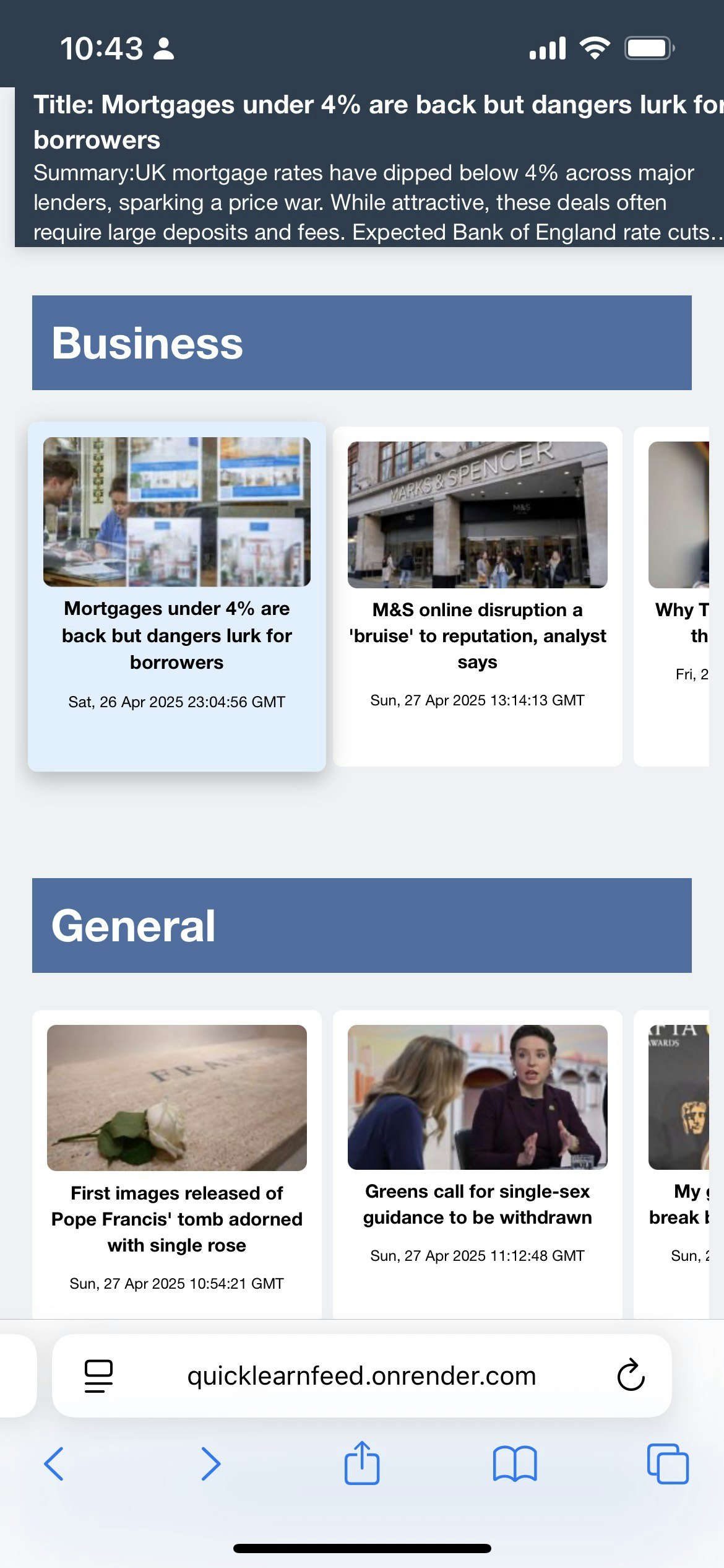 Quicklearnfeed - Herhangi bir cihazda haber başlıklarına ve özetlerine anında göz atın medya 2