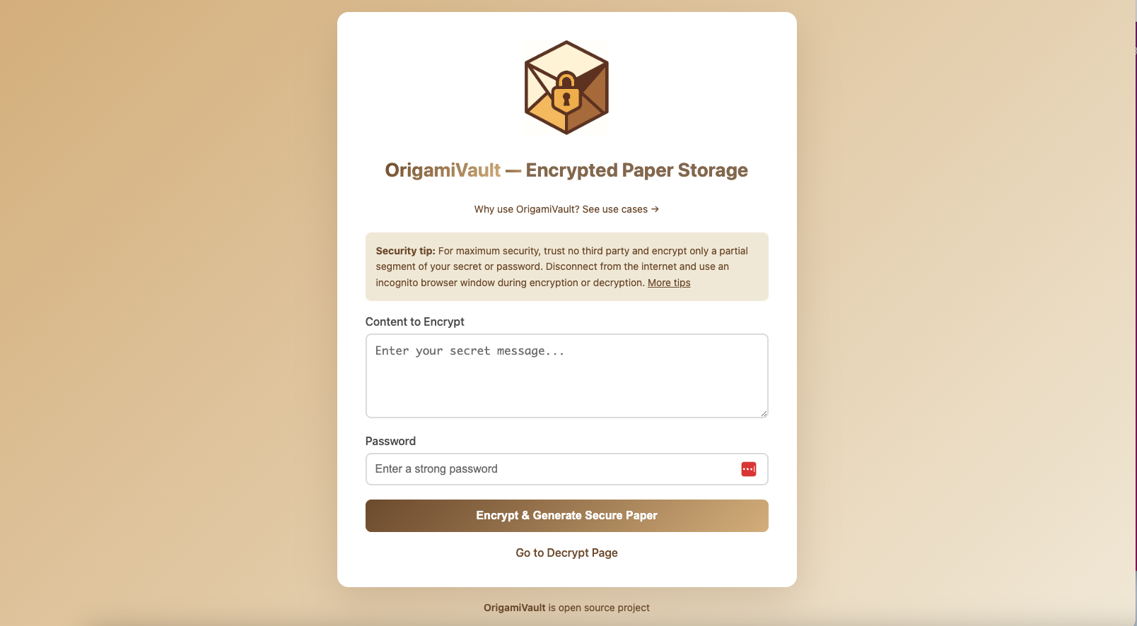 Origami Vault gallery image