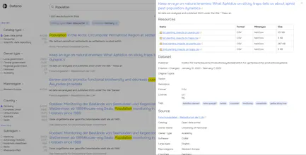 Dateno - dataset search engine gallery image
