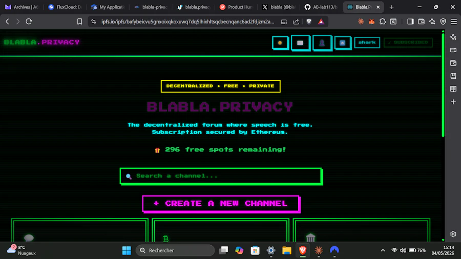 Blabla.Privacy screenshot 2