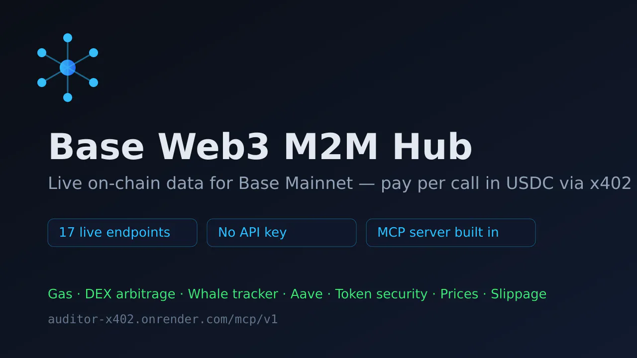 Base Web3 M2M Hub gallery image