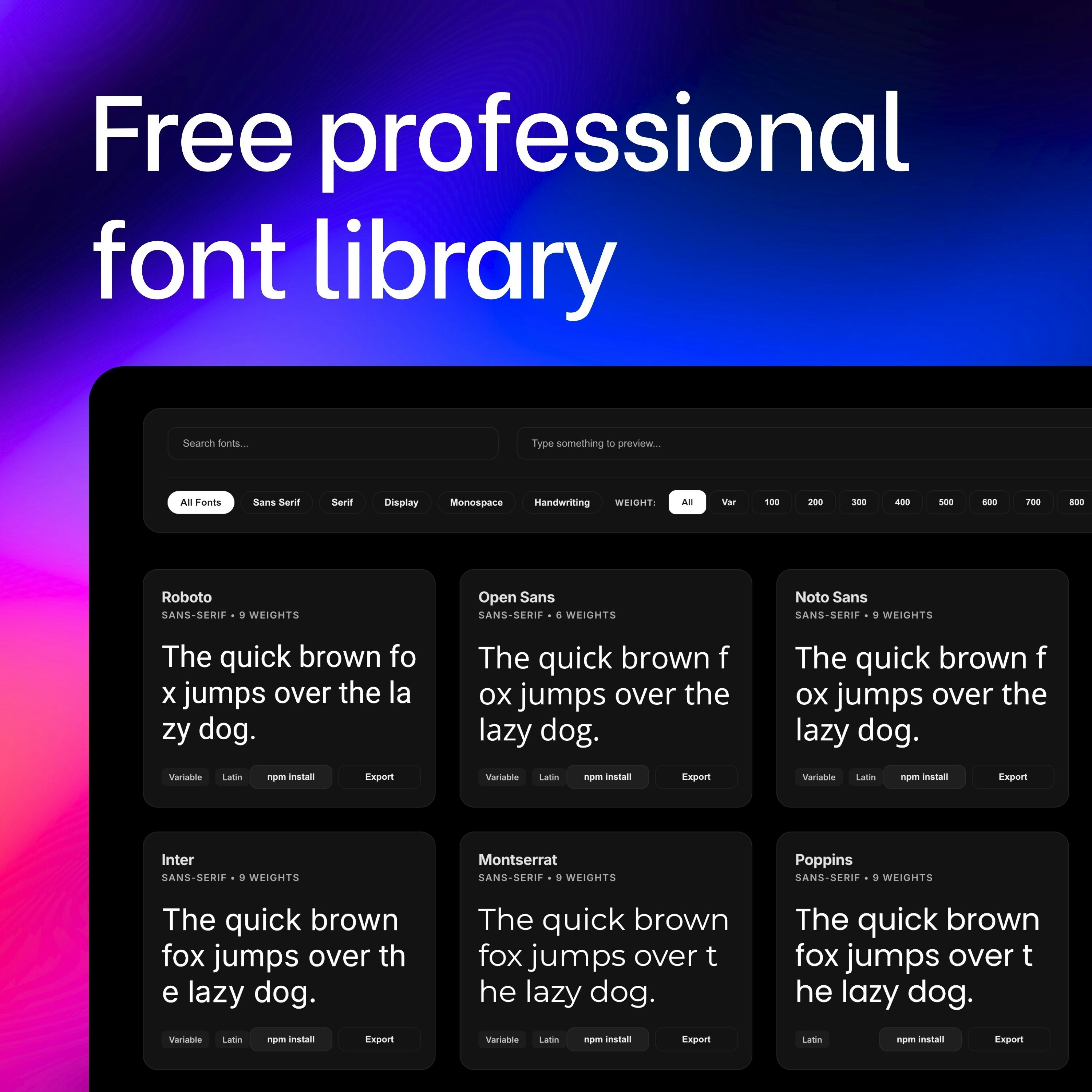 BestFonts gallery image