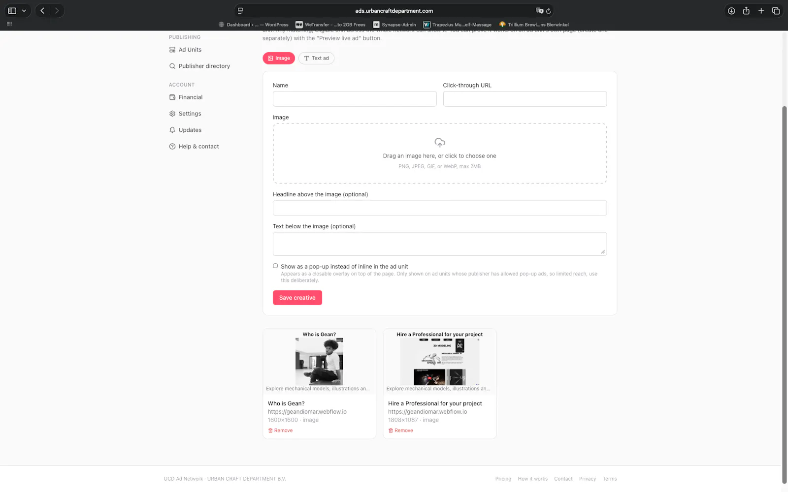 UCD Ads Network screenshot 5