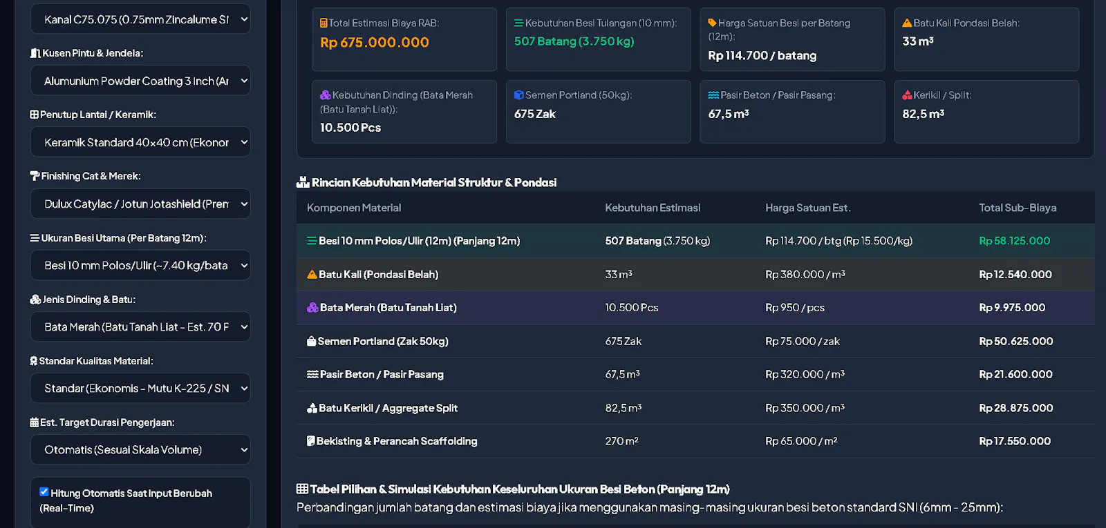 Khaliza Civil Engine screenshot 2