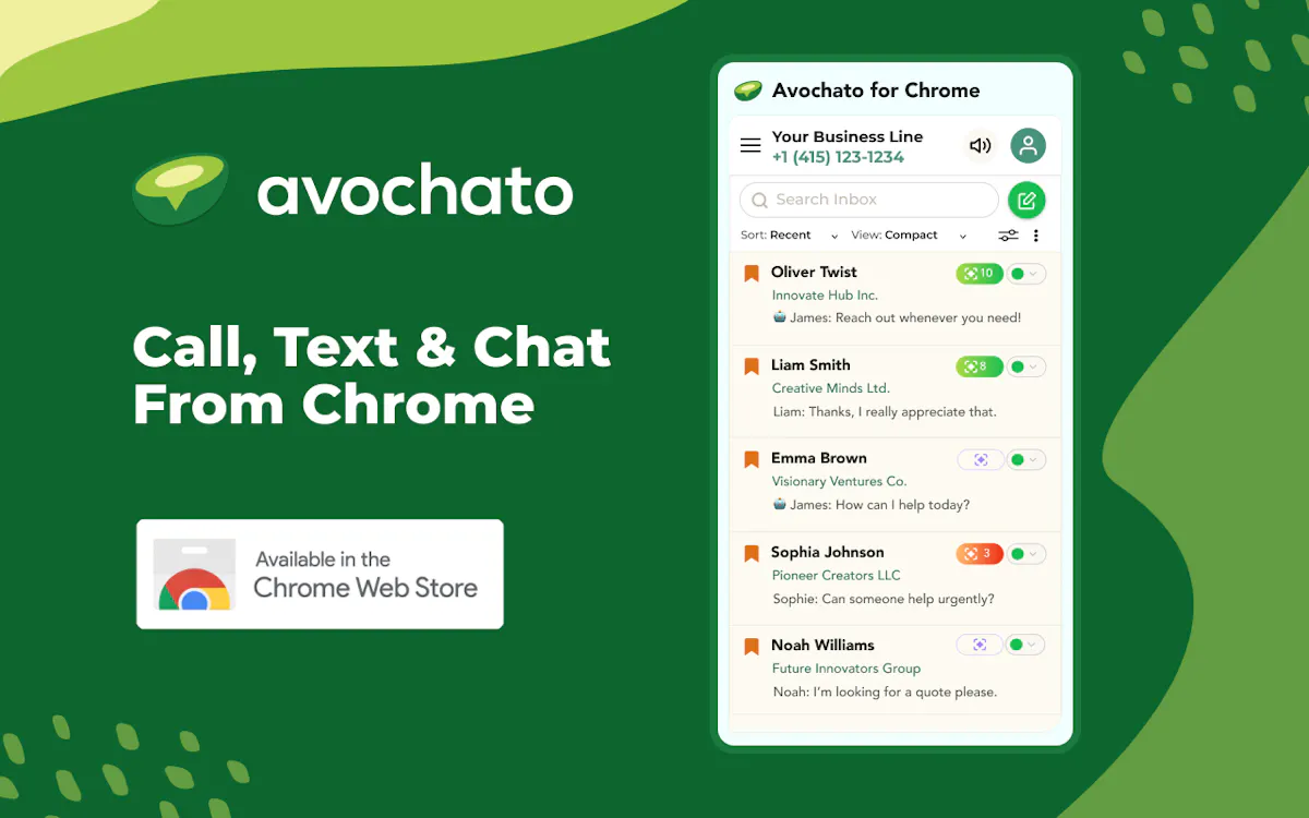 Avochato Chrome extension