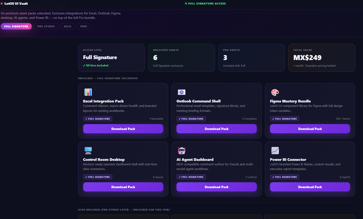 LotOS UI gallery image