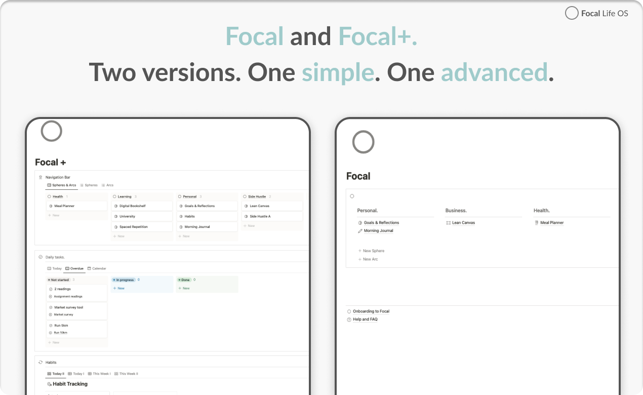Focal Life OS gallery image