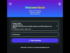 AI Mock Interviewer gallery image