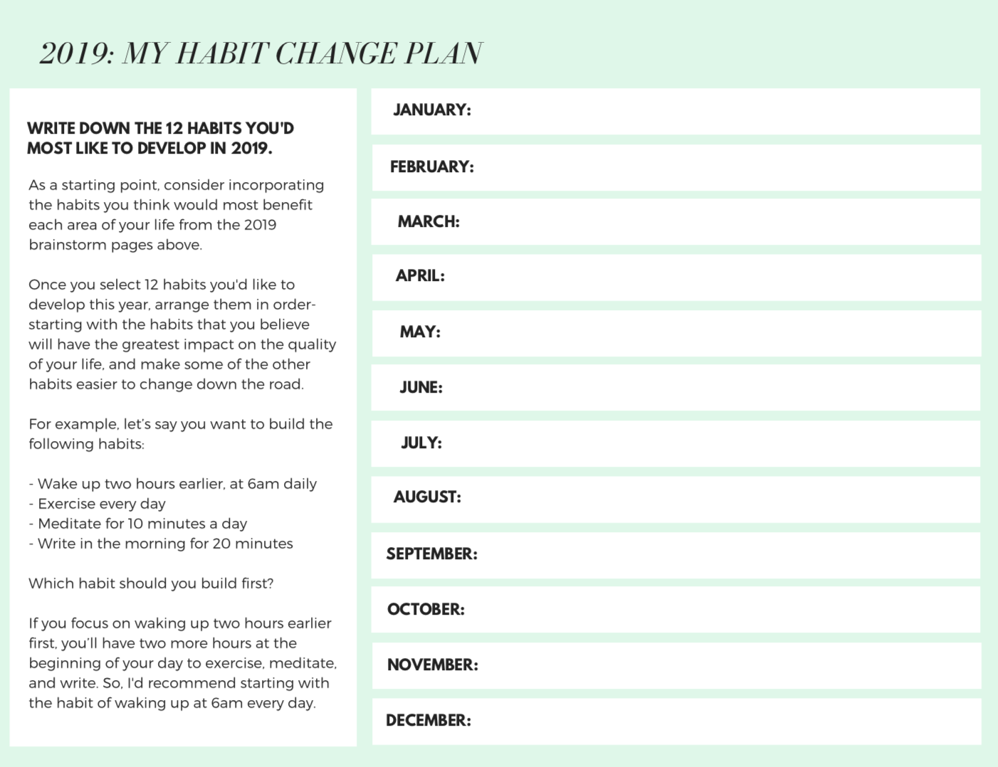 The Best Life Planner 2019 gallery image