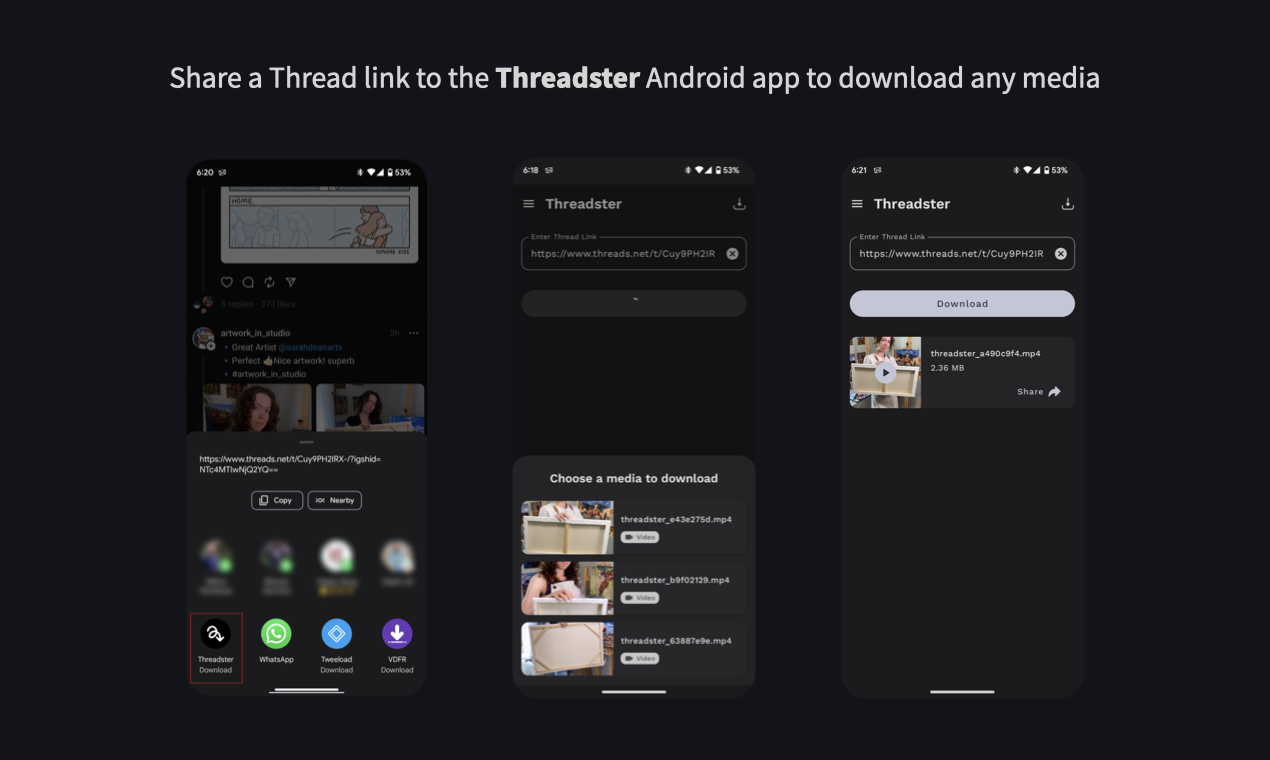 Threads Video Downloader gallery image