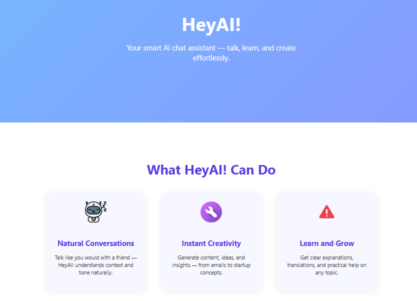 HeyAI! gallery image