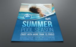 Swimming Pool Flyer Template media 2