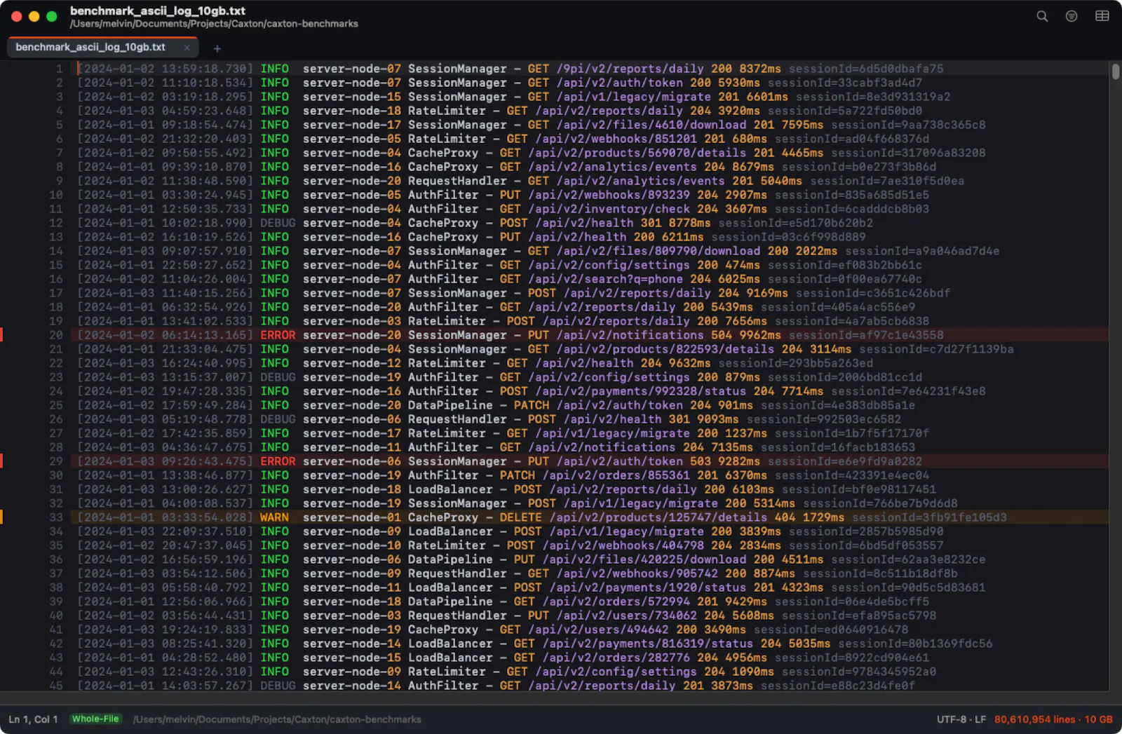 Caxton screenshot 1