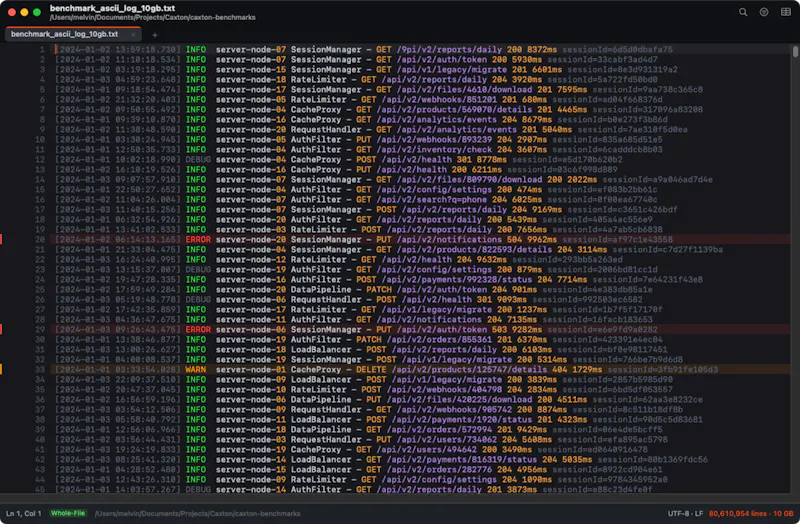 Caxton screenshot 1