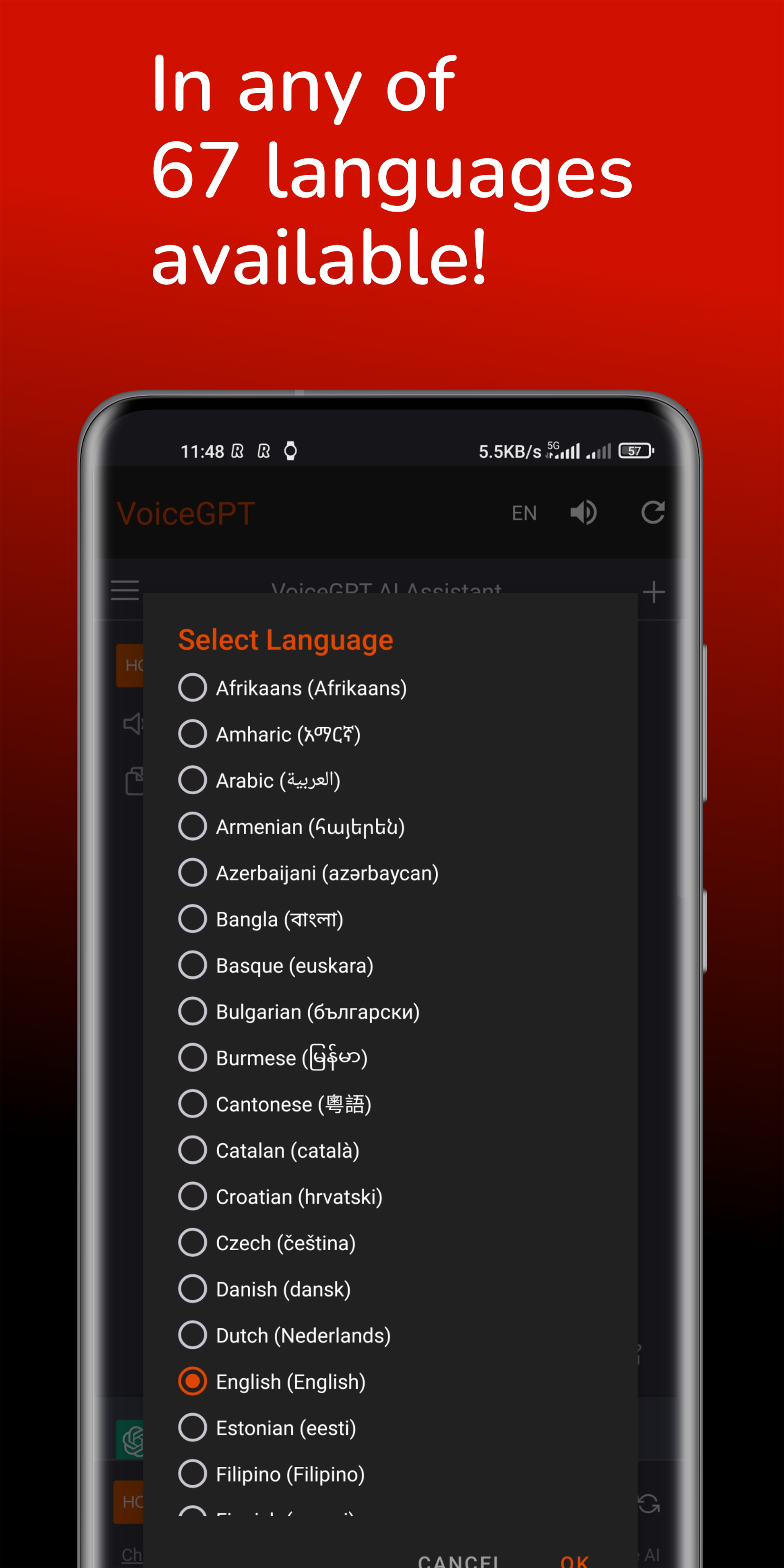 VoiceGpt - AI -Assistent & Tools für ChatGPT mit Sprach- und Bildeingabe Medien 5