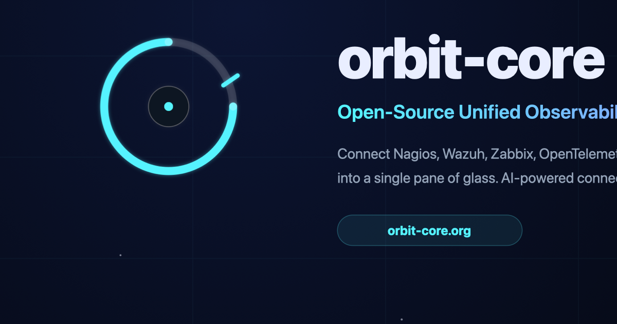 Orbit-core - Main product screenshot demonstrating key features and user interface