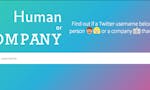 Human or Company? image