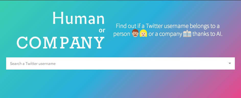 Human or Company? media 1