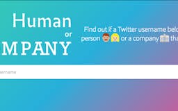 Human or Company? media 1