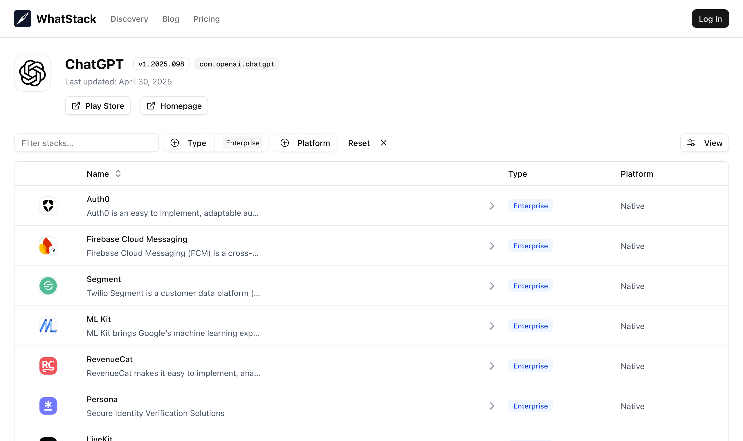 WhatStack - Discover the tech stacks behind popular mobile apps media 4