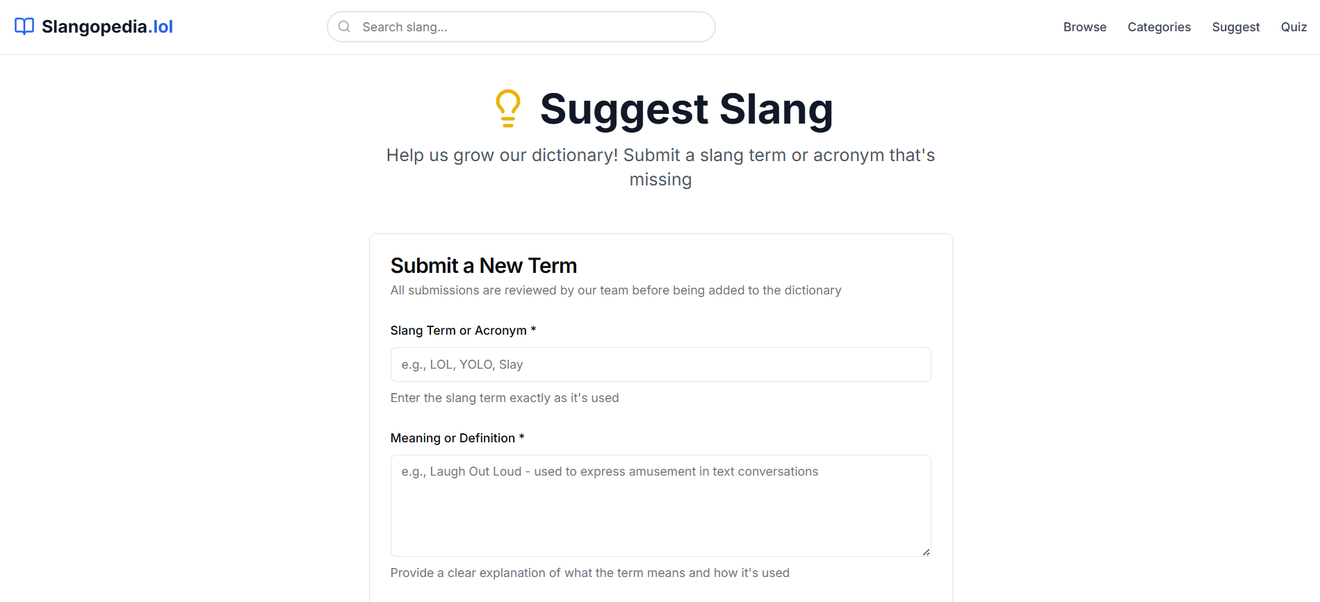 Slangopedia.lol gallery image
