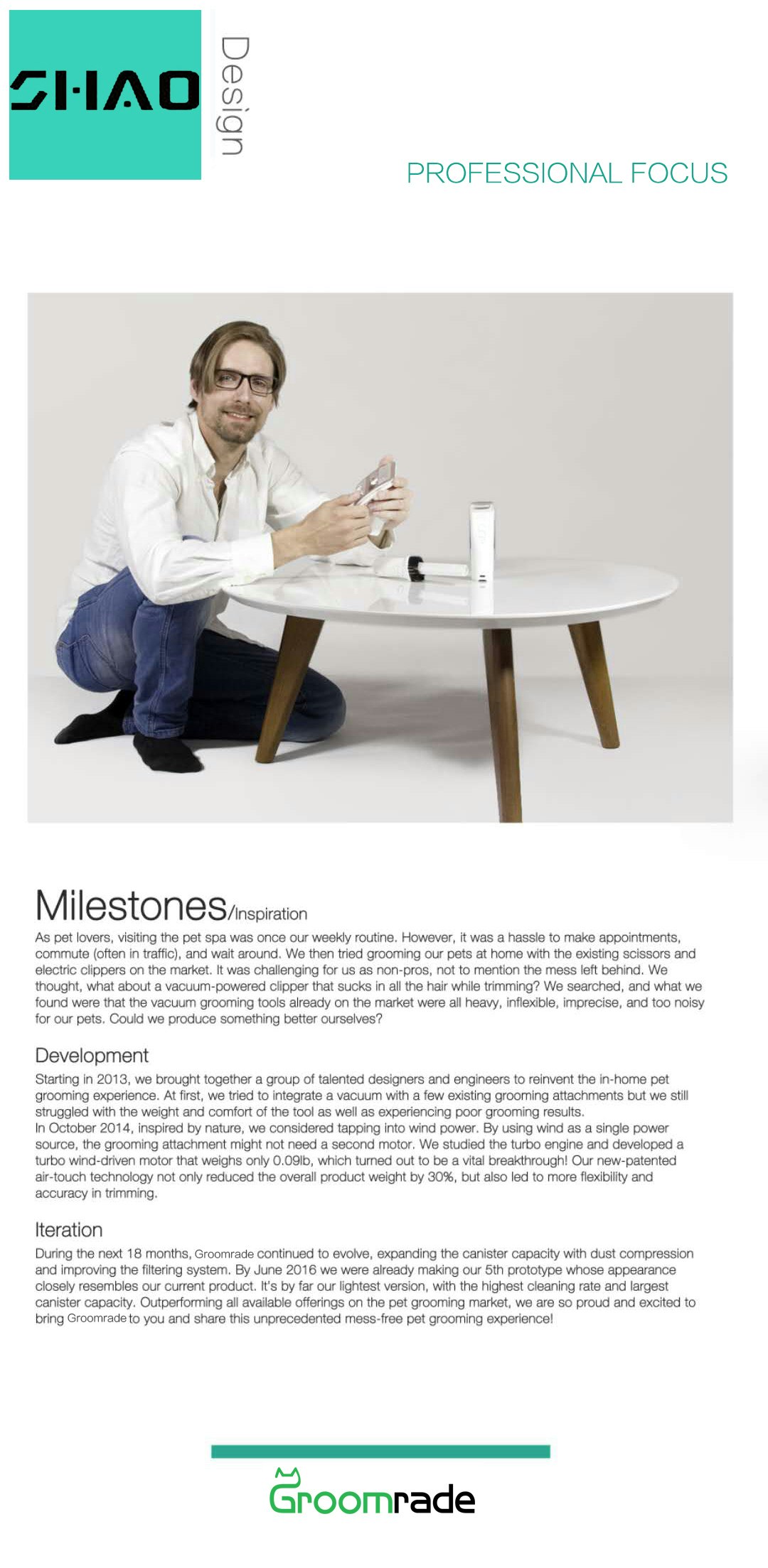 Groomrade: Smart & Mess-Free Vacuum Dog Groomer gallery image