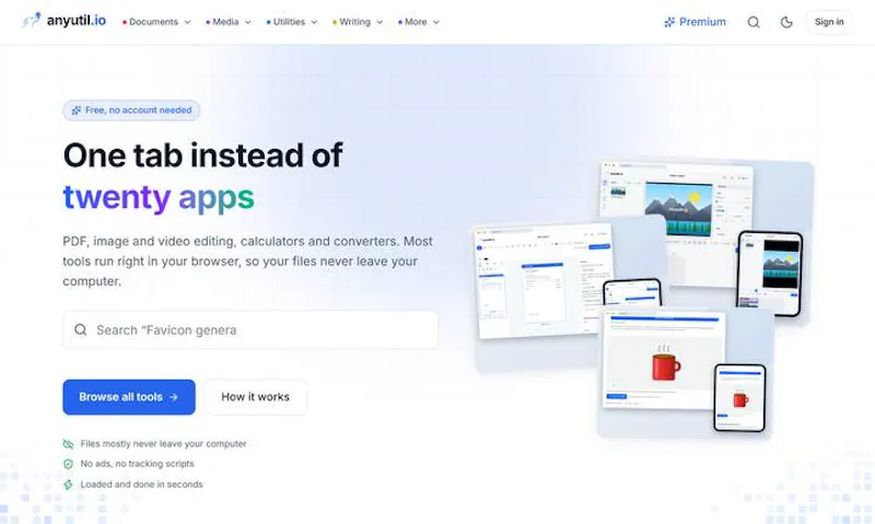 anyutil.io screenshot 1