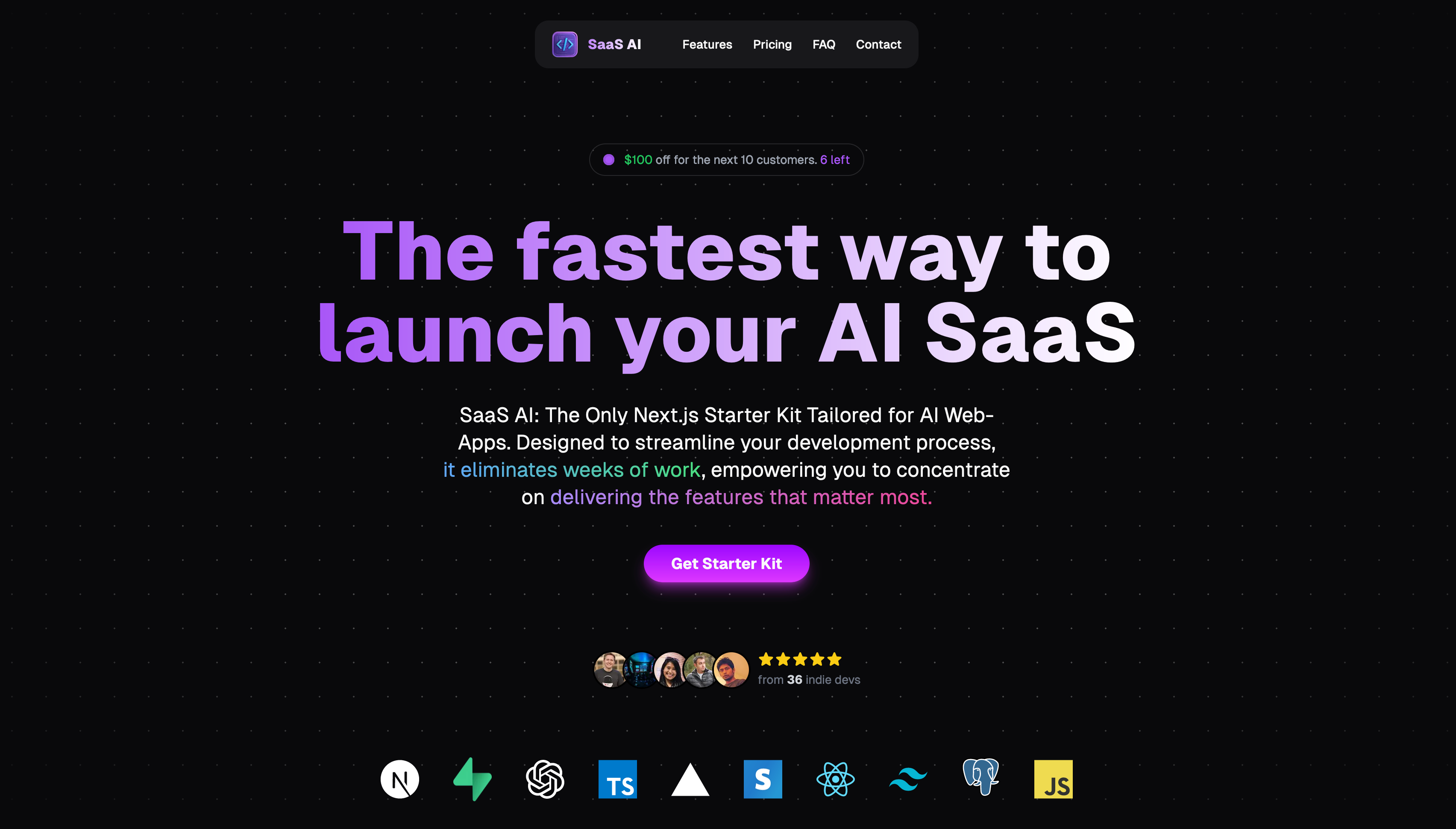 startuptile SaaS AI-The fastest way to launch your AI SaaS