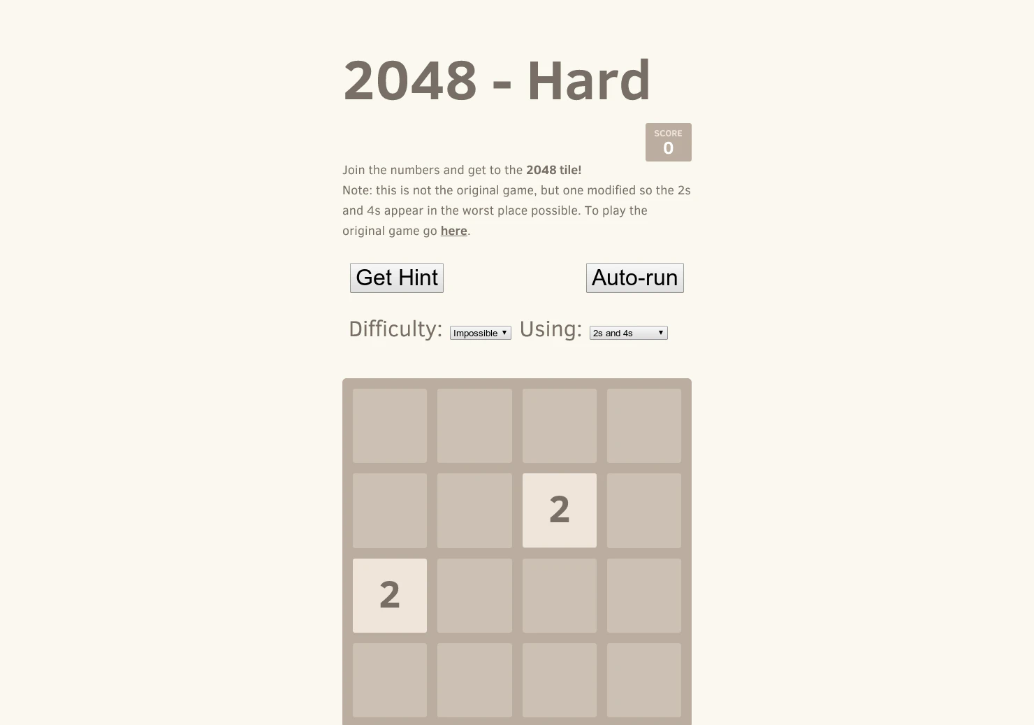 2048 - Hard