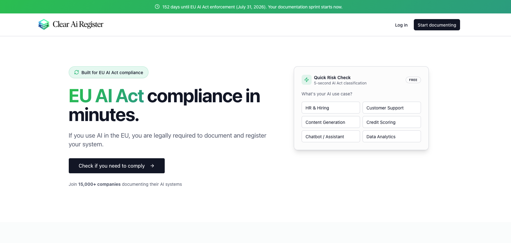 Clear Ai Regiser gallery image