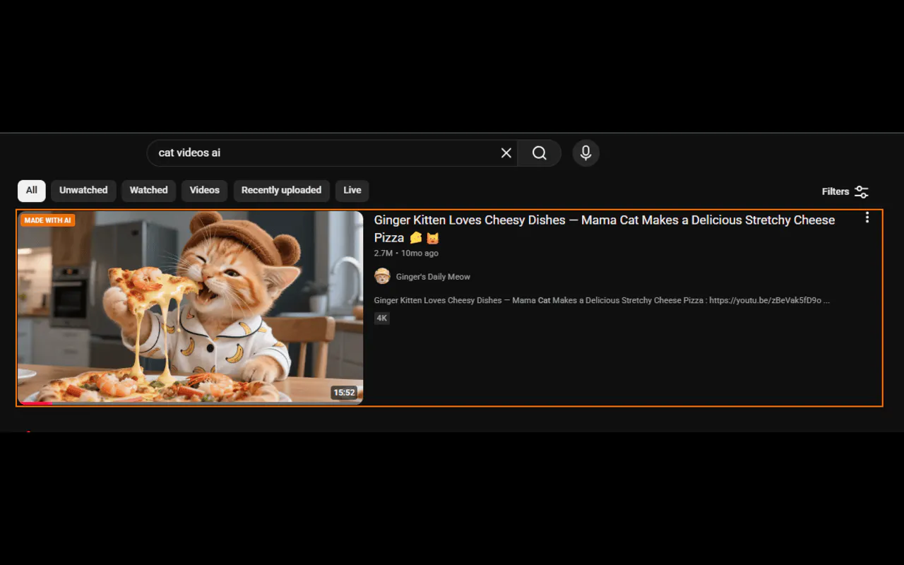 YouTube AI Flagger gallery image