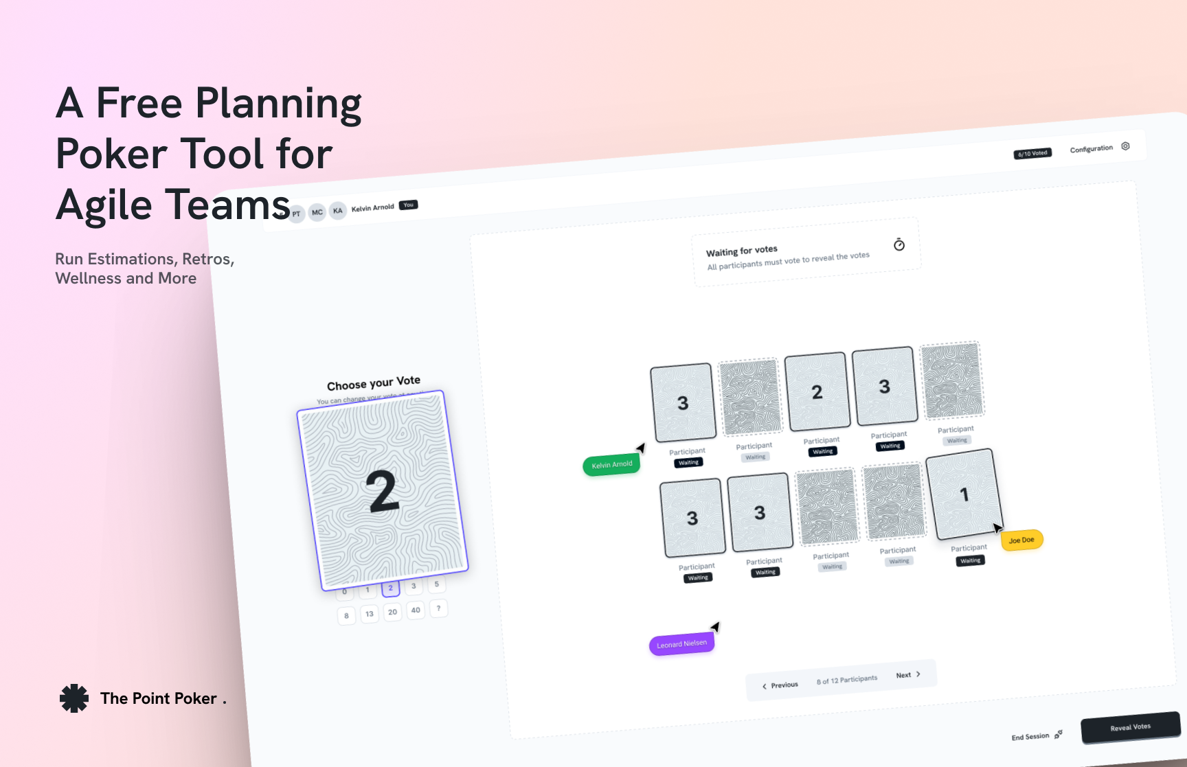 The Point Poker - Pianificazione dell'app di poker - App di stima Scrum gratuita - The Point Poker media 1