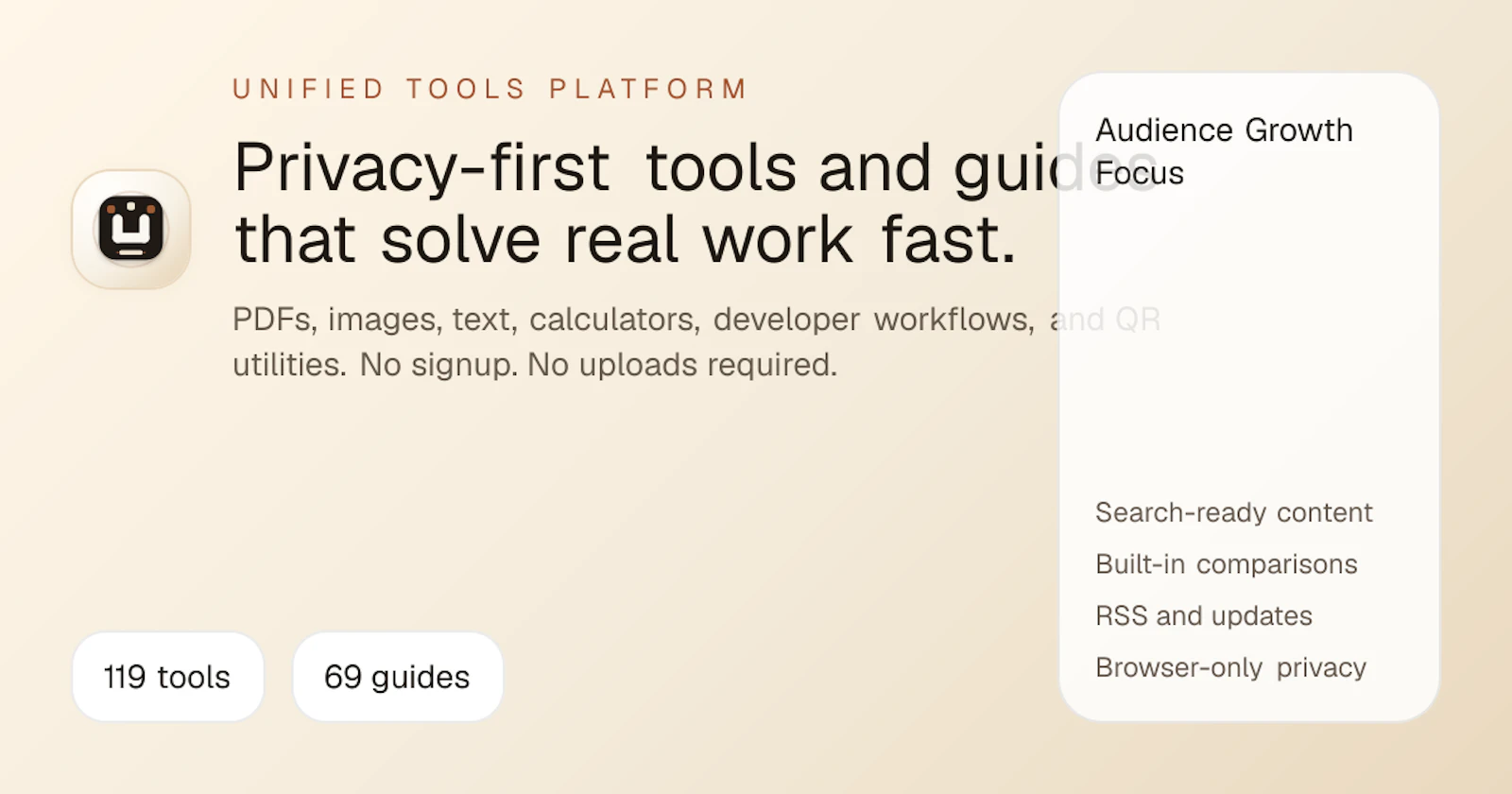 Unified Tools Platform screenshot 2
