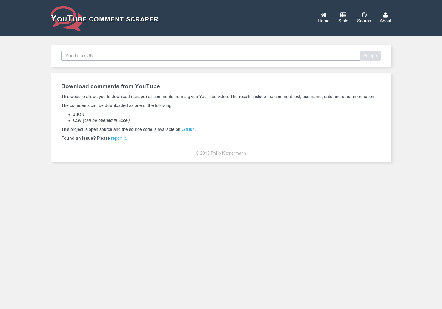 Youtube Comment Scraper