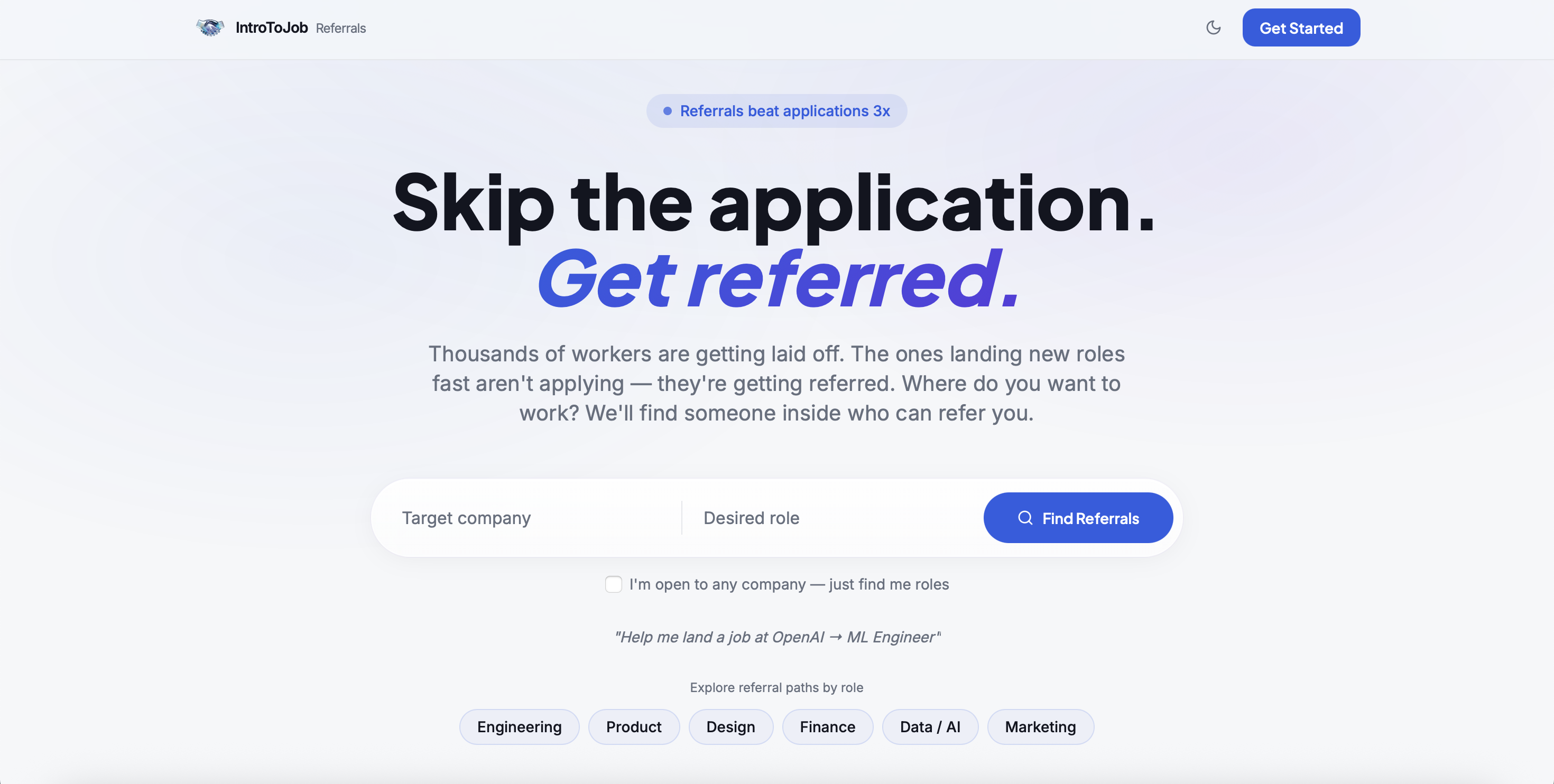 IntroToJob Referrals
