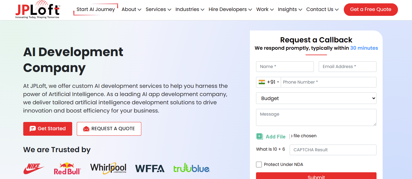 Ai App development services logo