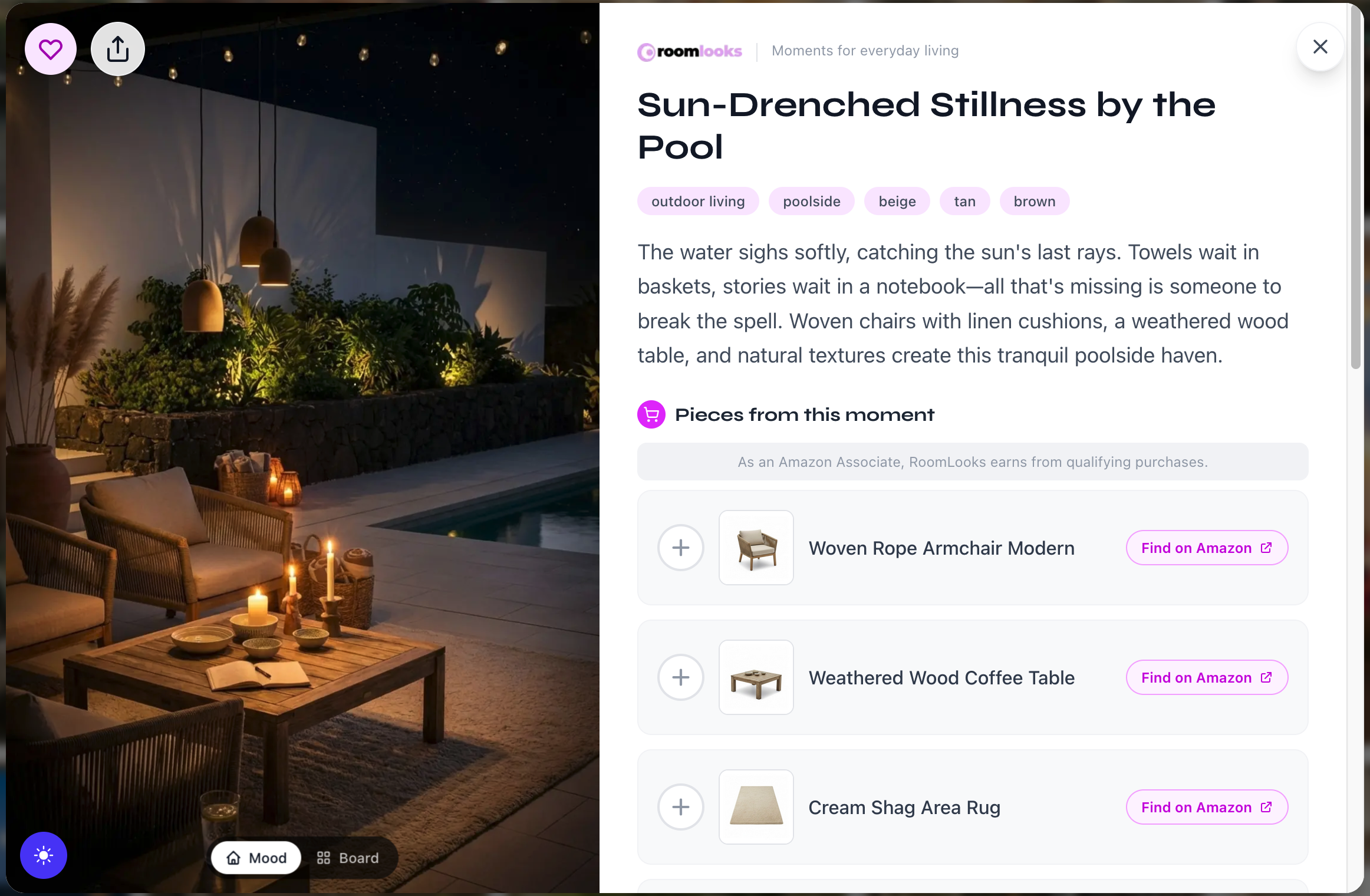 RoomLooks - Screenshot 4 showing product features and functionality