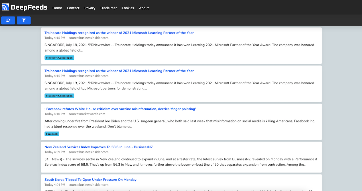 DeepFeeds gallery image