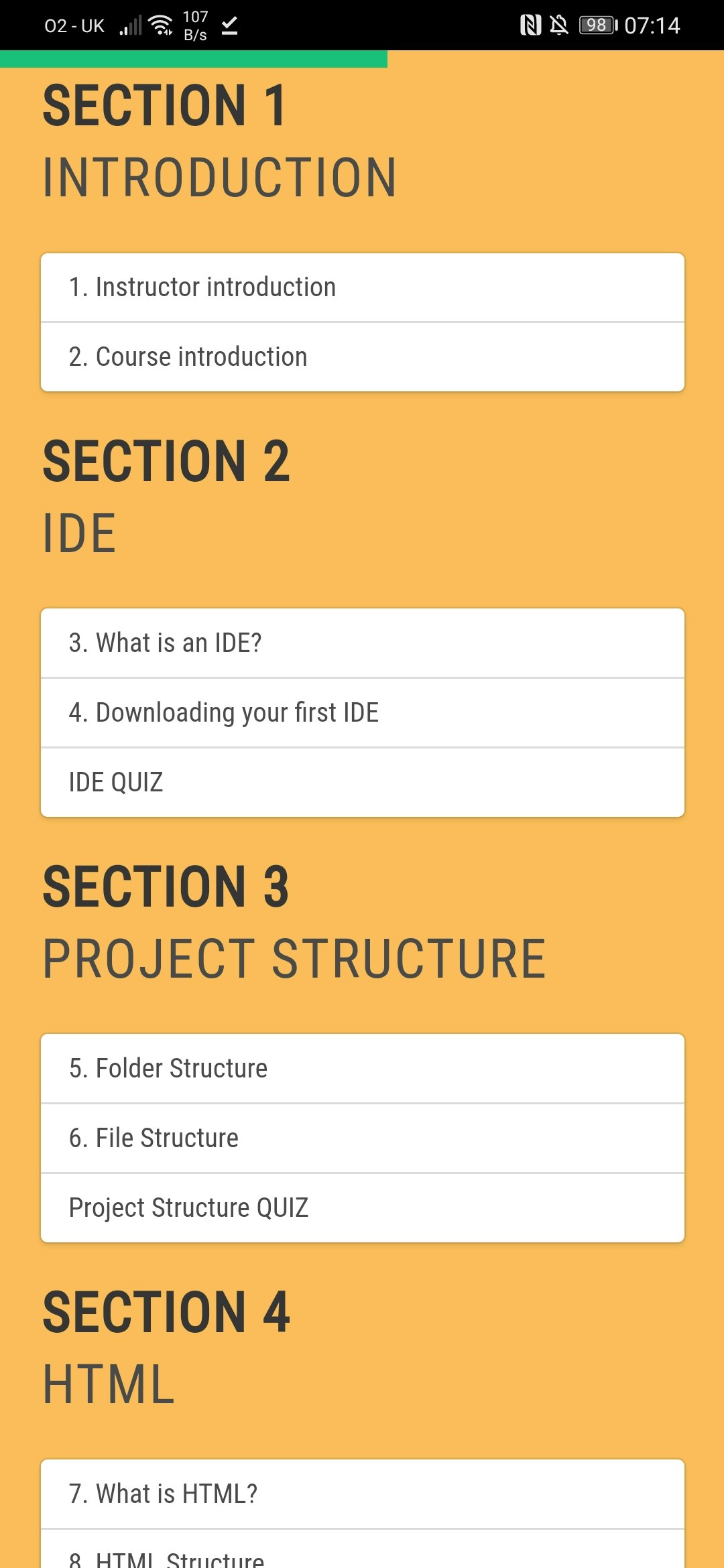 Beginner Web Development course gallery image