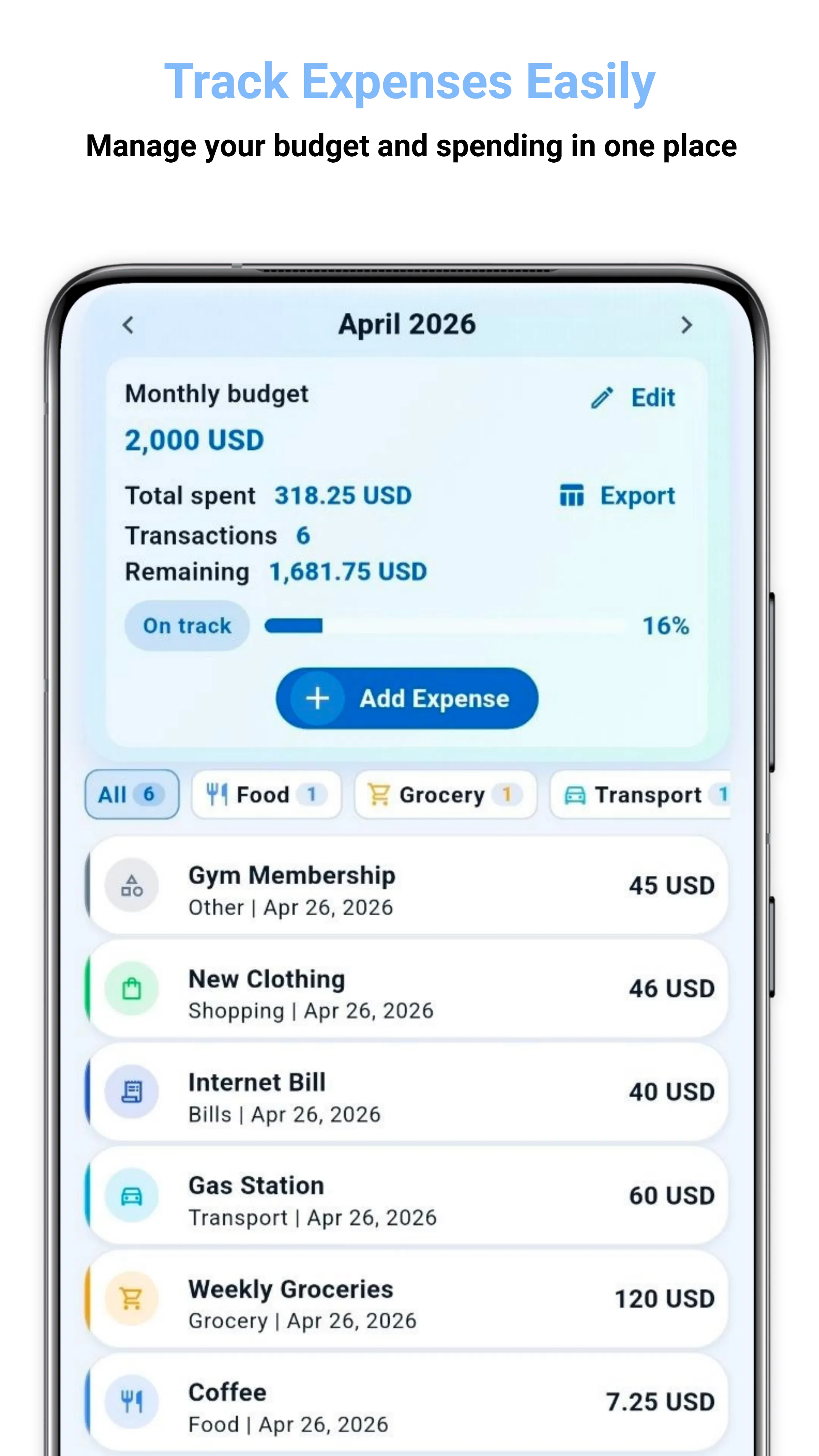 Vytrox Expense Tracker gallery image