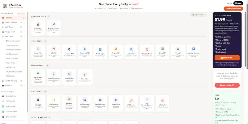 XZeeDOne screenshot 1