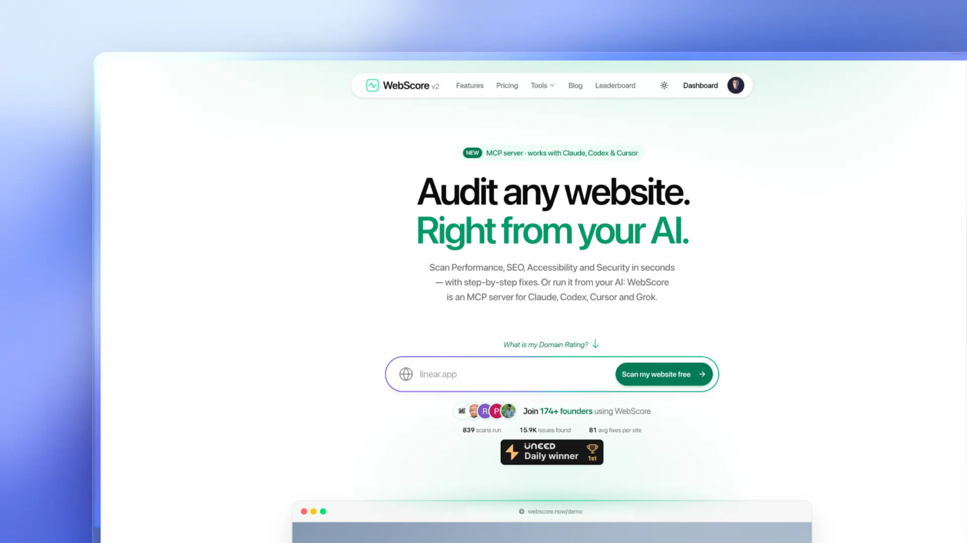 WebScore.now gallery image