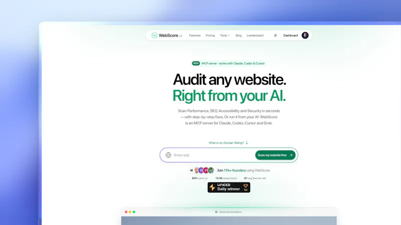 WebScore.now screenshot 1