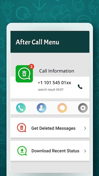 WhatsDeleted: recuperar mensajes - Recupere los mensajes eliminados de WhatsApp, archivos multimedia y documentos. media 5