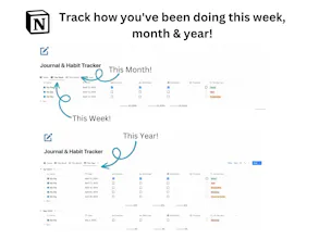 Journal and Habit Tracker gallery image