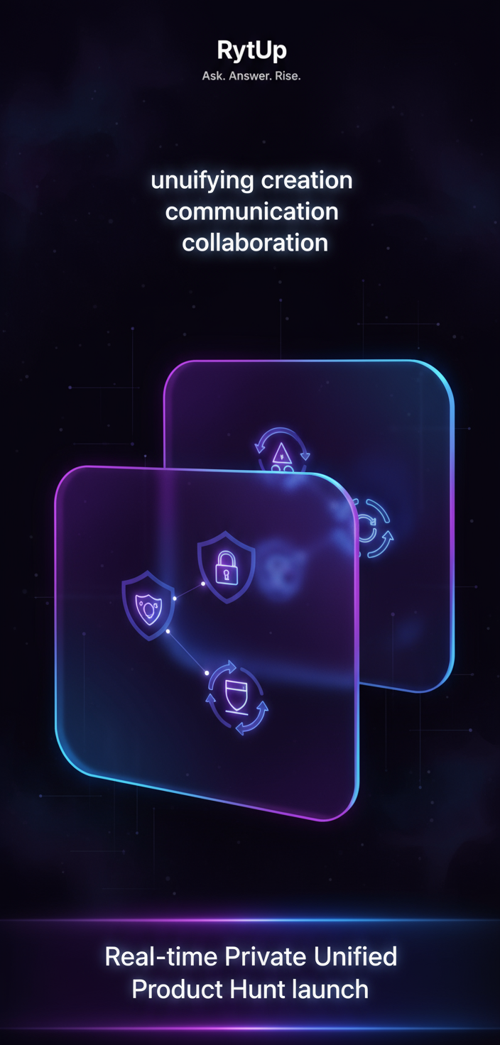 RytUp - Main screenshot showing features and interface