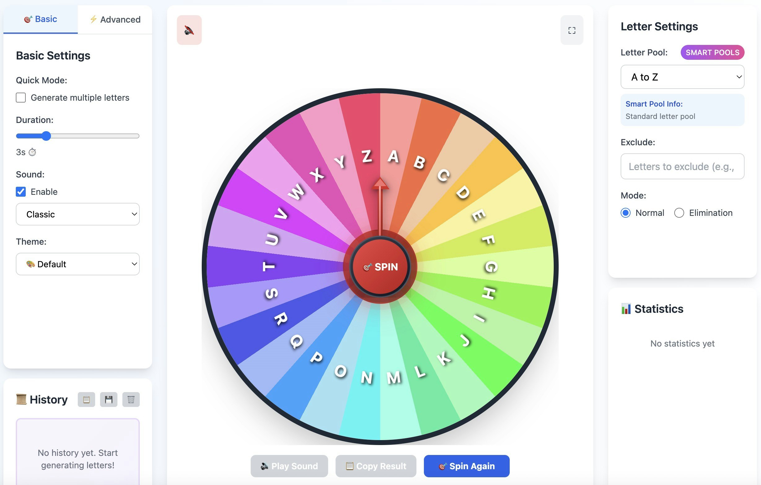 Gratis willekeurige lettergenerator online - Draai saaie letterboren in spannende klasgames in de klas media 2