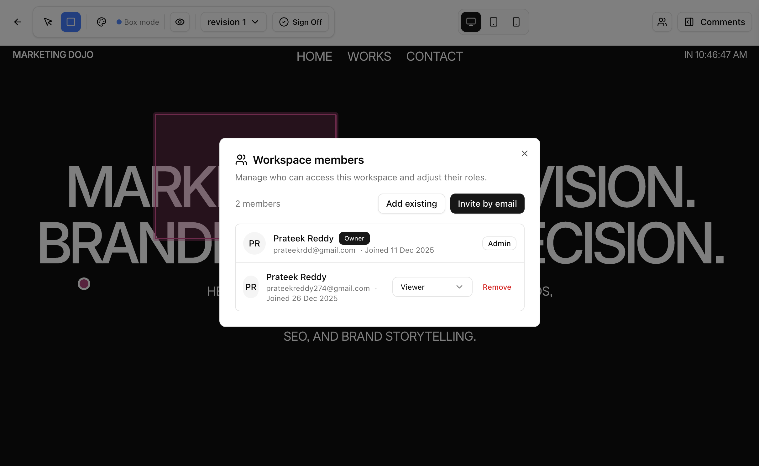 VYNL - Design reviews made faster - Screenshot 3 showing product features and functionality