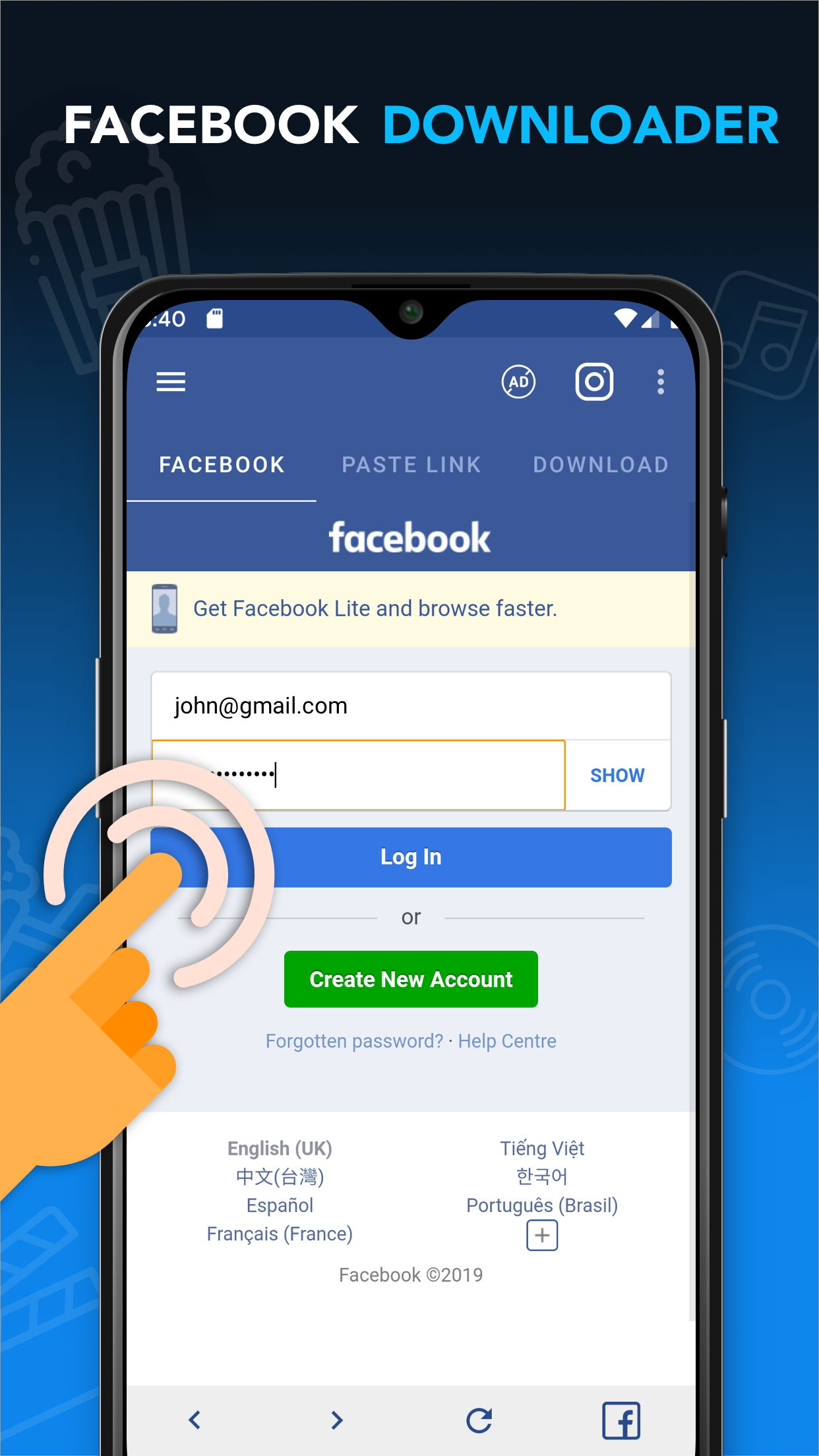 Video Downloader for Facebook - HD Video gallery image